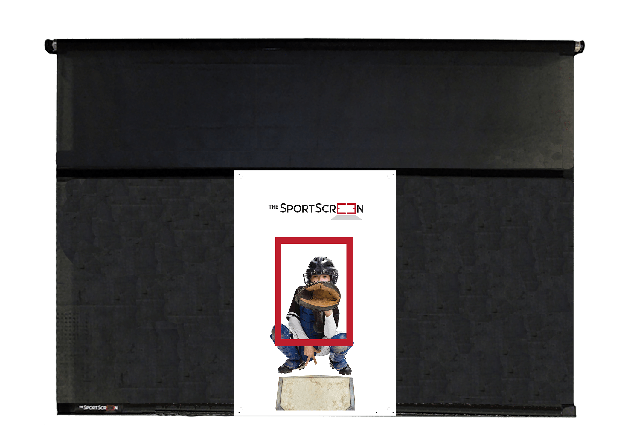 10ft baseball sportscreen with no mode of retraction