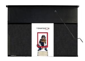 10ft Hand Crank Baseball SportScreen, retractable baseball training net