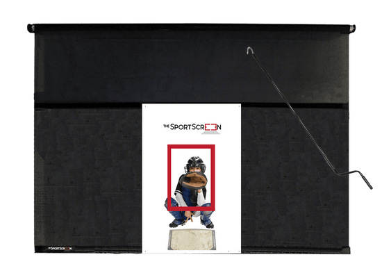 10ft Hand Crank Baseball SportScreen, retractable baseball training net