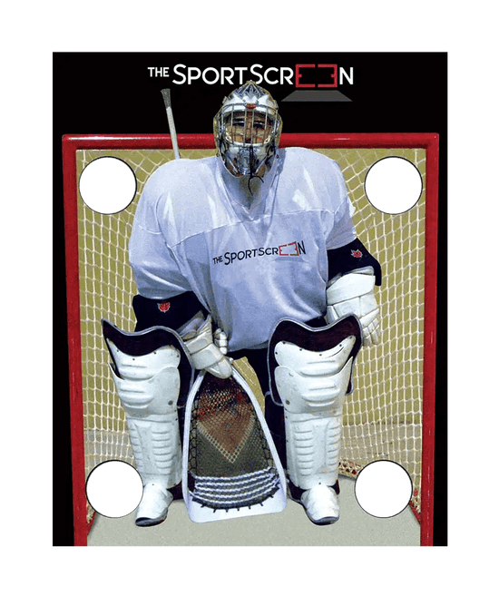 SportScreen Lacrosse Target with marked strike zones for lacrosse shooting accuracy practice