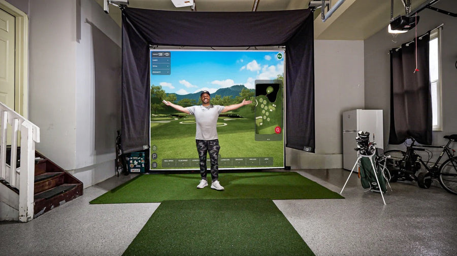 Golficity Retractable Sim Build