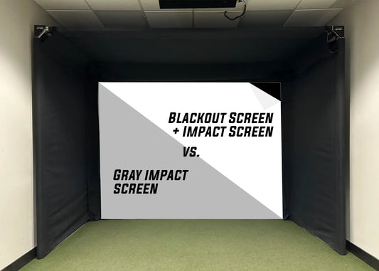 Gray vs White Impact Screens for Golf: What's the Difference?