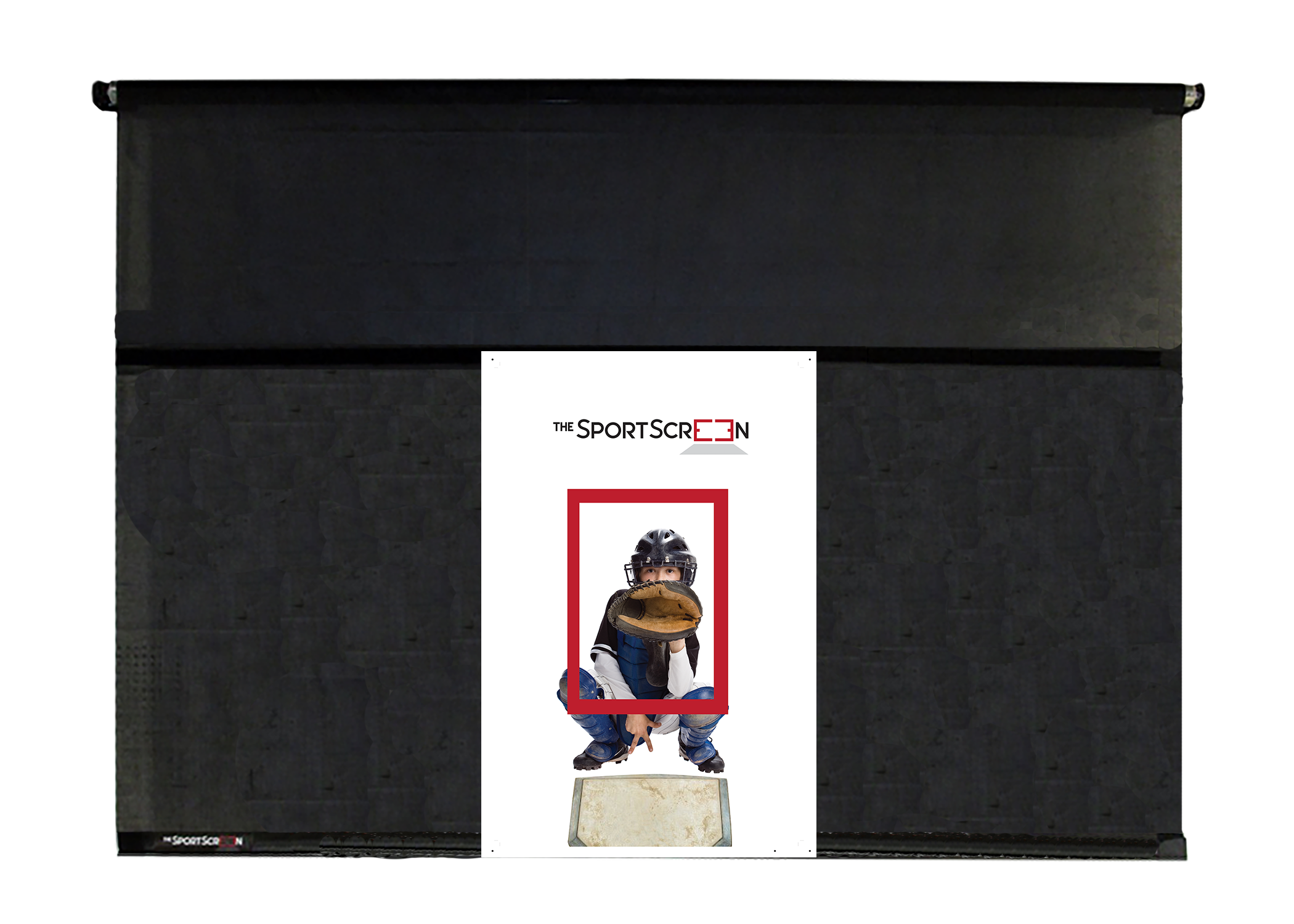 10ft baseball sportscreen with no mode of retraction