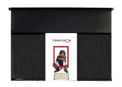 10ft Baseball SportScreen retractable baseball training net, shown without retraction mechanism