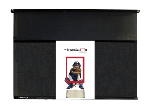 10ft baseball sportscreen with no mode of retraction