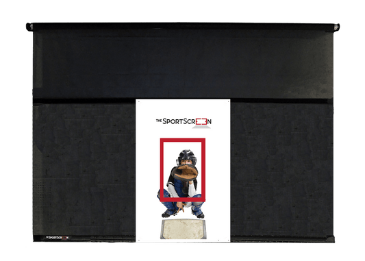 10ft baseball sportscreen with no mode of retraction