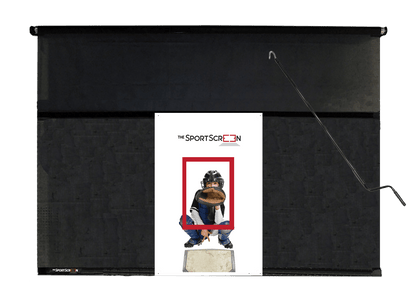 10ft Hand Crank Baseball SportScreen, retractable baseball training net
