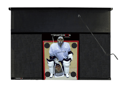10ft Hand Crank Lacrosse SportScreen, retractable lacrosse training net