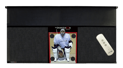 16ft Remote Control Lacrosse SportScreen, retractable lacrosse training net