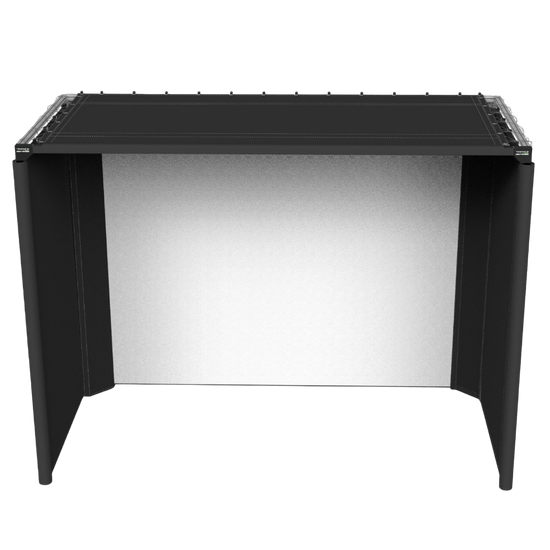 Parlour 11 golf enclosure with black frame and white impact screen, front view