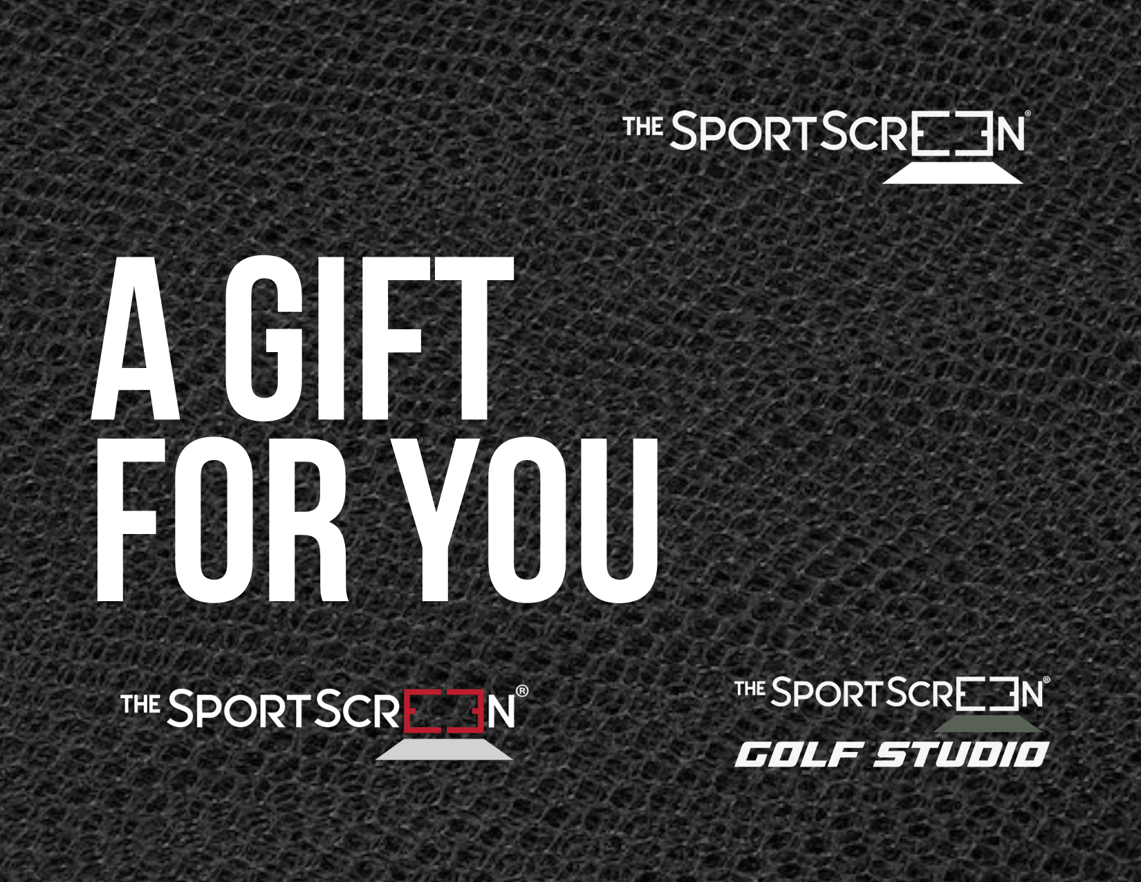 SportScreen Gift Card – the perfect gift for athletes and golf enthusiasts, redeemable for SportScreen and SportScreen Golf Studio products to enhance training and gameplay.