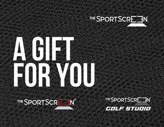 SportScreen Gift Card, redeemable on SportScreen and SportScreen Golf Studio products