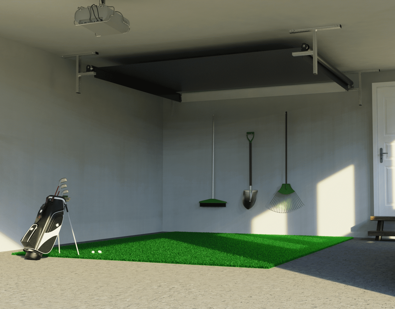 Vanish Series Retractable Golf Enclosure